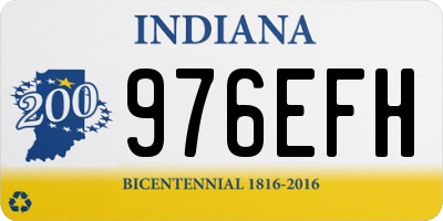 IN license plate 976EFH