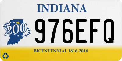 IN license plate 976EFQ
