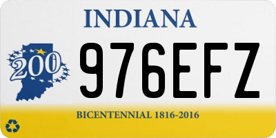 IN license plate 976EFZ