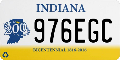 IN license plate 976EGC