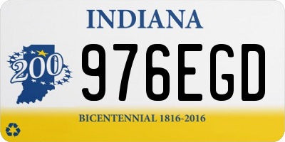IN license plate 976EGD