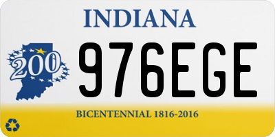 IN license plate 976EGE