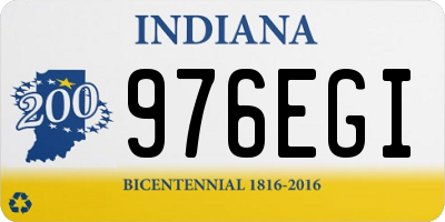 IN license plate 976EGI