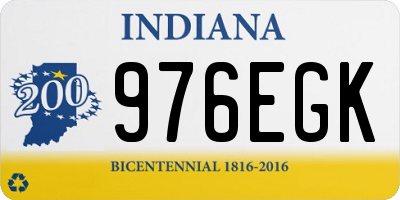 IN license plate 976EGK