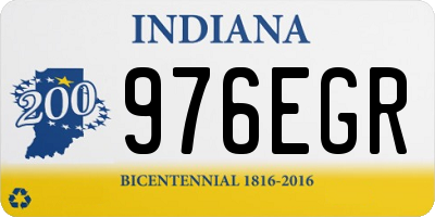 IN license plate 976EGR