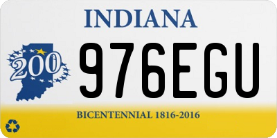 IN license plate 976EGU