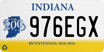IN license plate 976EGX