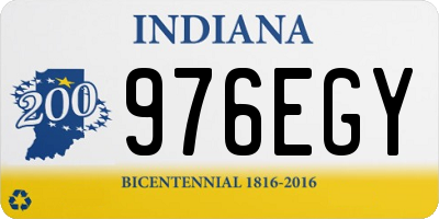 IN license plate 976EGY