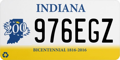IN license plate 976EGZ