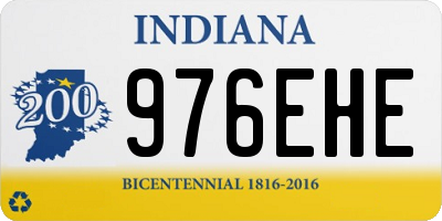 IN license plate 976EHE