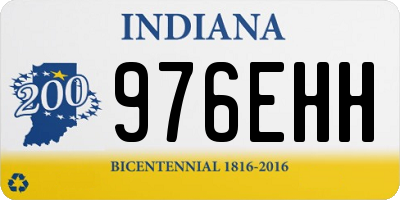 IN license plate 976EHH