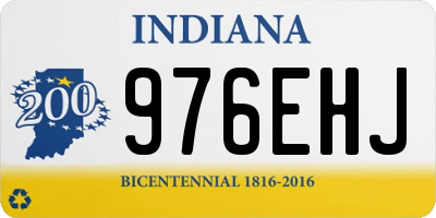 IN license plate 976EHJ