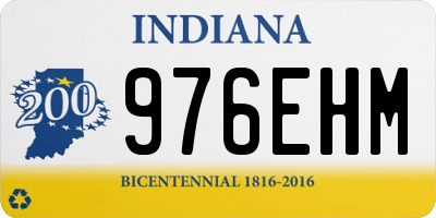 IN license plate 976EHM