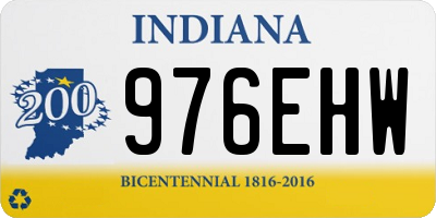 IN license plate 976EHW