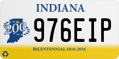 IN license plate 976EIP