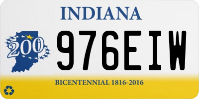 IN license plate 976EIW