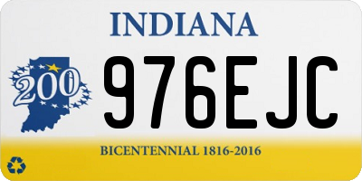 IN license plate 976EJC