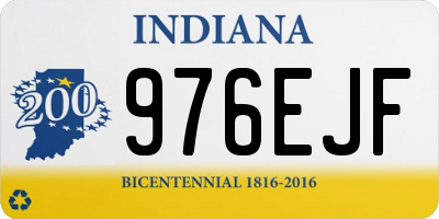 IN license plate 976EJF