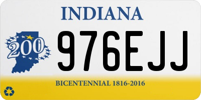 IN license plate 976EJJ