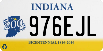 IN license plate 976EJL
