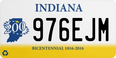 IN license plate 976EJM