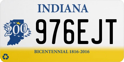 IN license plate 976EJT