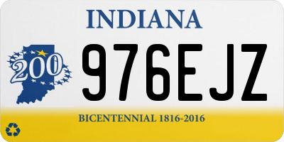 IN license plate 976EJZ
