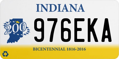 IN license plate 976EKA