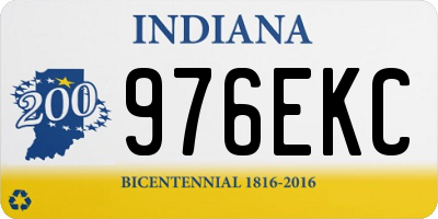 IN license plate 976EKC
