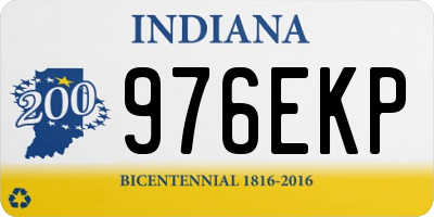 IN license plate 976EKP