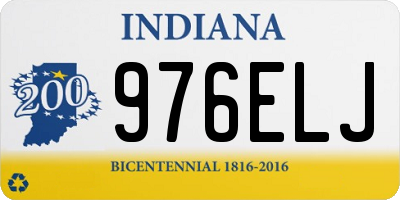 IN license plate 976ELJ
