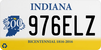 IN license plate 976ELZ