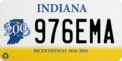 IN license plate 976EMA