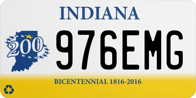 IN license plate 976EMG