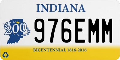 IN license plate 976EMM