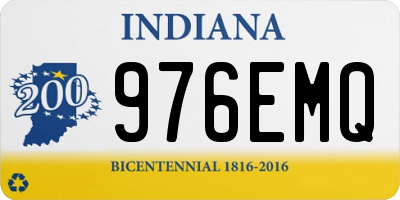 IN license plate 976EMQ
