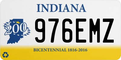 IN license plate 976EMZ