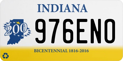 IN license plate 976ENO