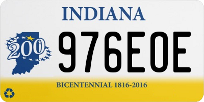 IN license plate 976EOE