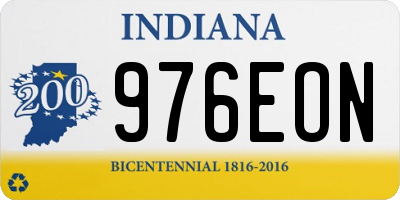 IN license plate 976EON