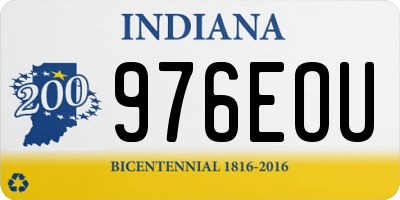 IN license plate 976EOU