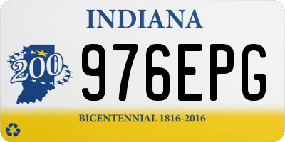 IN license plate 976EPG