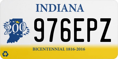 IN license plate 976EPZ