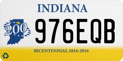 IN license plate 976EQB