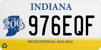 IN license plate 976EQF