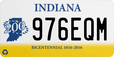 IN license plate 976EQM