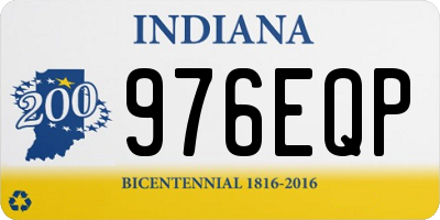 IN license plate 976EQP