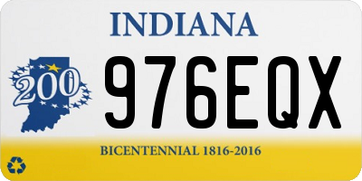 IN license plate 976EQX