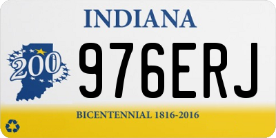 IN license plate 976ERJ