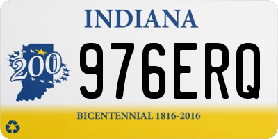 IN license plate 976ERQ